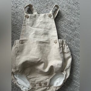 Mango Light Tan Baby Romper 9-12 Months